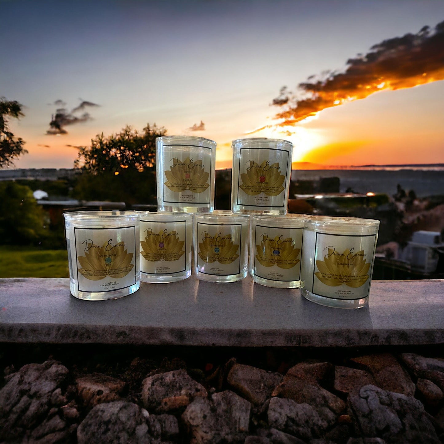 Chakra Affirmation Candle Set